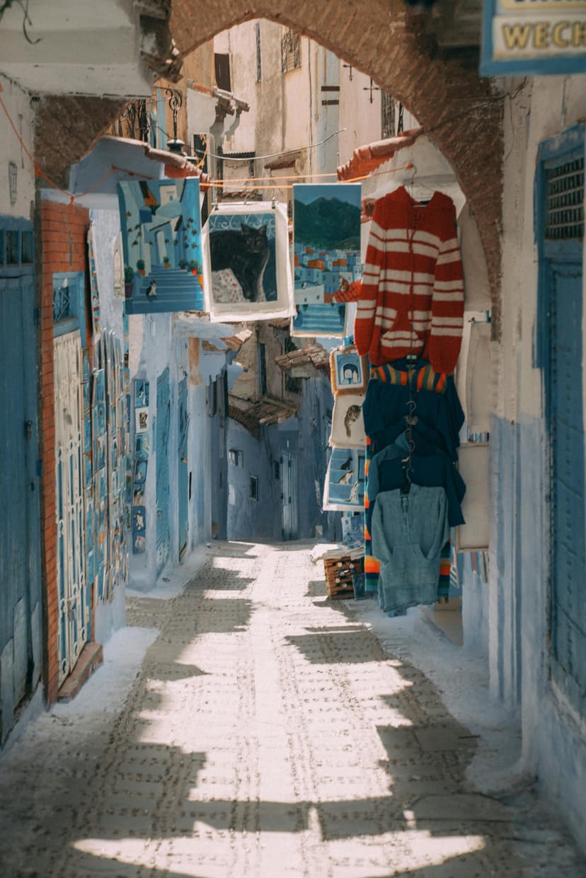 Rue bleue de Chefchaouen