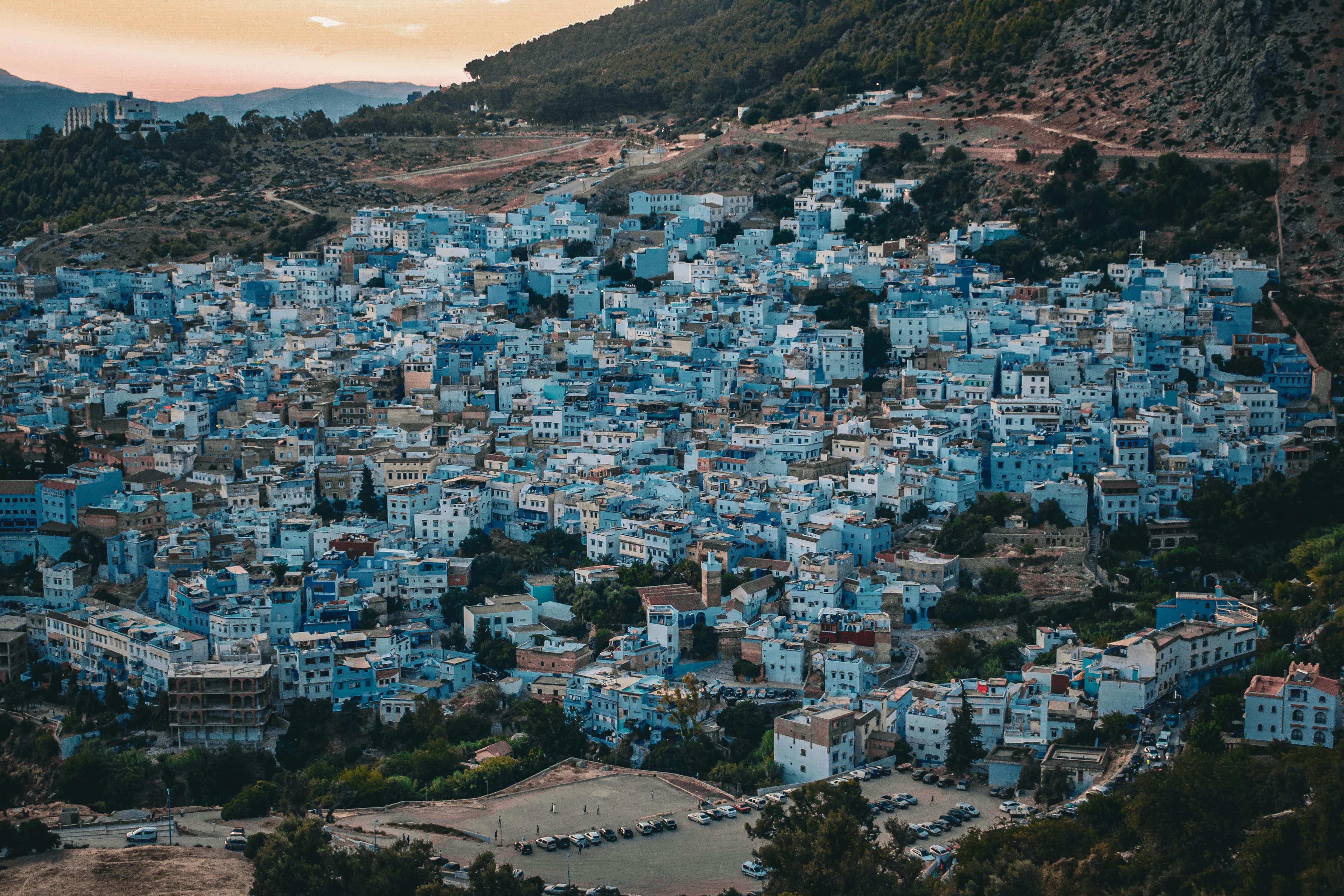Vue panoramique de Chefchaouen